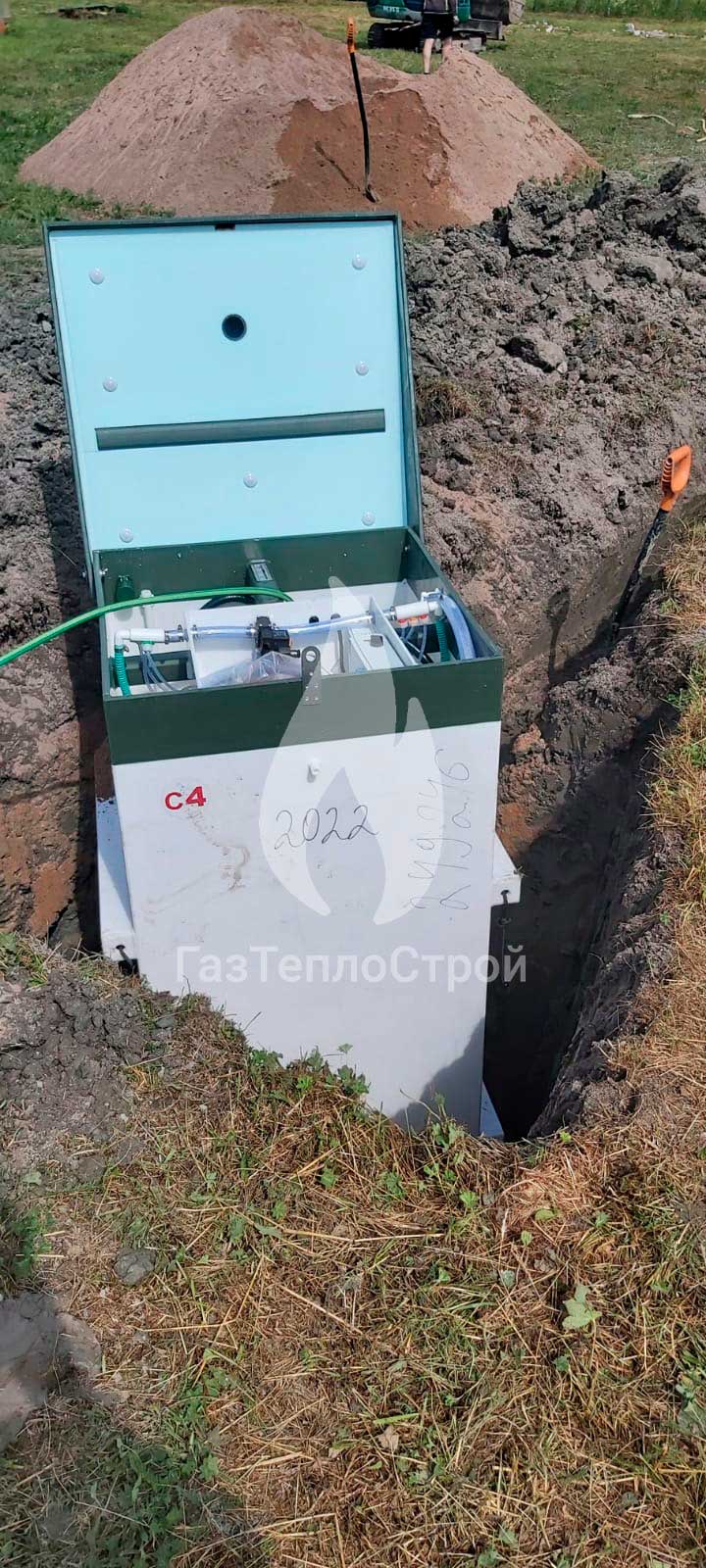 Фото установки септика